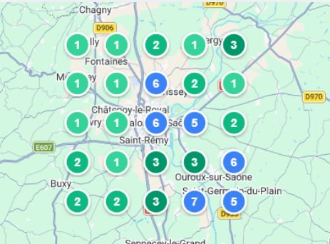 GeoGrid S&Z Menuiserie - Classement Google Maps par zone géographique